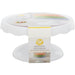 2-In-1 Pedestal Cake Stand and Serving Plate, 10-Inch round Stand