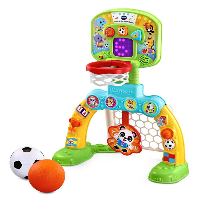 Count and Win Sports Center Toddler Basketball and Soccer Smart Toy