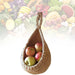 Jute Eco Storage Basket Portable Wall Hanging Flower Basket Organizer Fruit Vegetable Toys,Rattan Box Home Decoration by