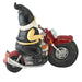 Axle Grease the Biker Garden Gnome Motorcycle Statue, 13 Inch, Polyresin, Full Color