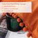 Burnt Orange Pom Pom Fringe Comforter Full(79X90 Inch), 3 Pieces(1 Boho Comforter and 2 Pillowcases) Aesthetic Ball Pom Comforter, Lightweight Soft Microfiber down Alternative Bedding Set