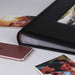 Photo Picture Album 4X6 300 Photos,Small Capacity Premium Leather Cover Wedding Family Photo Albums Holds 300 Horizontal Photos(Black)