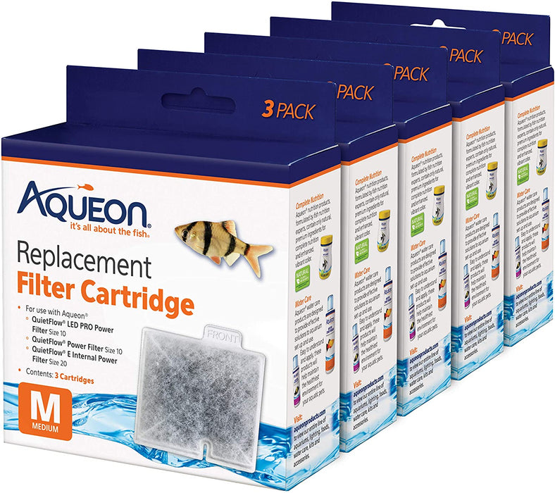 Aqueon Aquarium Fish Tank Replacement Filter Cartridges Extra Small - 3 Pack