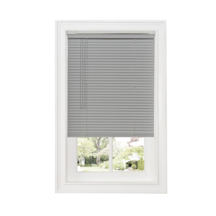 Cordless GII Deluxe Sundown 1" Room Darkening Mini Blind 30X64 - Grey