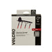 VELCRO Brand Heavy Duty Fasteners | 4X2 Inch Strips with Adhesive 8 Sets | Holds 10 Lbs | Black Industrial Strength Stick on Tape | Indoor or Outdoor Use (VEL-30703-USA)