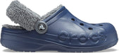 Crocs Unisex-Adult Men'S and Women'S Baya Lined Fuzz Strap Clog