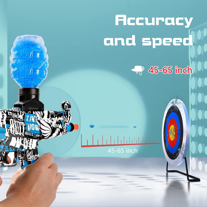 Electric with Gel Ball Blaster,Splatter Blaster Ball,With 40000+ Drops and Goggles,Outdoor Yard Activities Shooting Game,Ages 12+