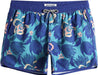 Mens Boys Short 80S 90S Vintage Swim Trunks with Mesh Lining Quick Dry Swim Suits Board Shorts