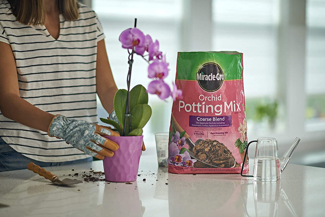 Miracle-Gro Orchid Potting Mix Coarse Blend, 8 Qt.