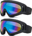 2 Pack Ski Goggles Snowboard Goggles for Men Women & Youth, Snow Goggle