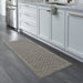 Mainstays Dylan Solid Diamond Traditional Runner Pewter Rug, 1'9"X5'
