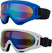 2 Pack Ski Goggles Snowboard Goggles for Men Women & Youth, Snow Goggle