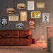 Retro Metal Sign Vintage Tin Sign Hamburg Sign for Plaque Poster Cafe Wall Art Gift 12 X 8 INCH