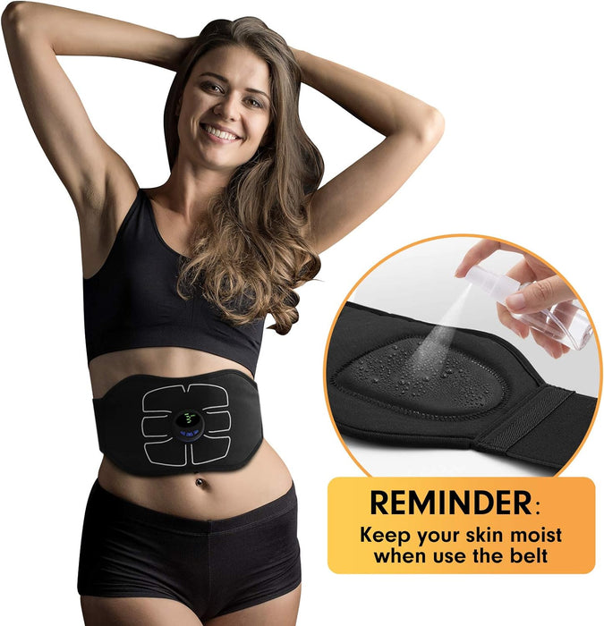 ABS Stimulator,Ab Machine,Abdominal Toning Belt Workout Portable Ab Stimulator Home Office Fitness Workout Equipment for Abdomen