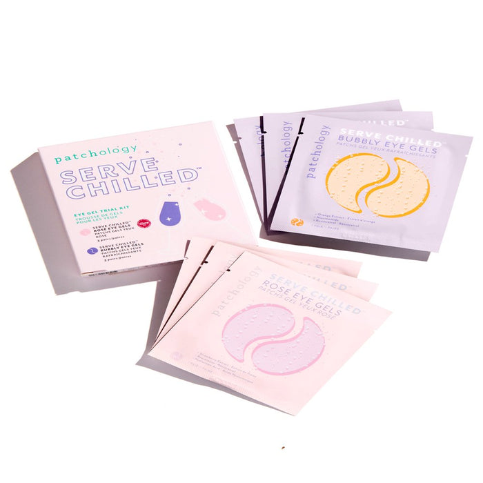 SERVE CHILLED Eye Gel Trial Kit, 6 Pairs/Box
