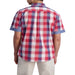 Chaps Men'S Short Sleeve Americana Easy Care Sustainable Button down Shirt