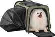 Expandable Cat Carrier Dog Carriers,Airline Approved Soft-Sided Portable Pet Travel Washable Carrier for Kittens,Puppies,Removable Soft Plush Mat and Pockets,Locking Safety Zippers