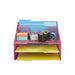 Mind Reader 3-Tier Mesh Desk File Organizer Tray with 5 Compartments, Pink