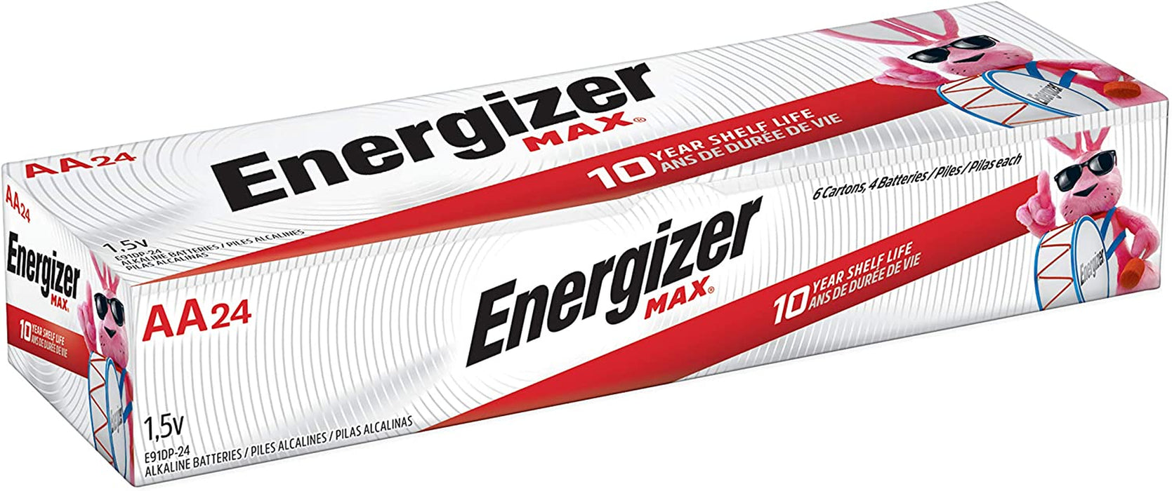 AA Batteries, Max Double a Battery Alkaline, 24 Count