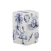 Mainstays 17-Piece Blue Vacation Polyester/Ceramic Bathroom Accessory Set, Blue