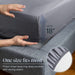 6 PC Sheet Set Bamboo Sheets Deep Pockets 18" Eco Friendly Wrinkle Free Sheets Machine Washable Hotel Bedding Silky Soft - Light Grey Queen