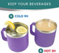 Inspirational Gifts for Women –Stainless Steel Coffee Purple Mug/Tumbler 14Oz “Sometimes You Forget You’Re Awesome” – Idea, Thank You, Coworker, Motivational, Best Friend, Her, Female, Valentines Day