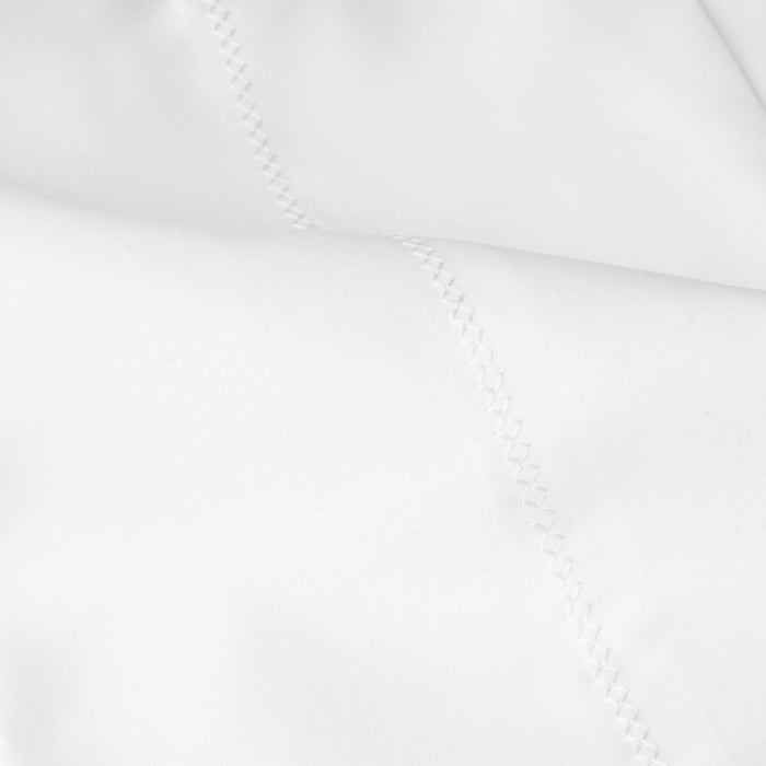 Hotel Style 500 Thread Count Tri-Blend with Lyocell Bed Sheet Set, Queen, Arctic White