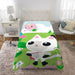 Gabby'S Dollhouse Kids Plush Twin/Full Blanket, 62 X 90, Blue and Green, Dreamworks