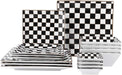 Classic White Square Dinnerware Set for 4, off White