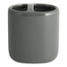 Mainstays Basic Ceramic Toothbrush Holder Light School Grey