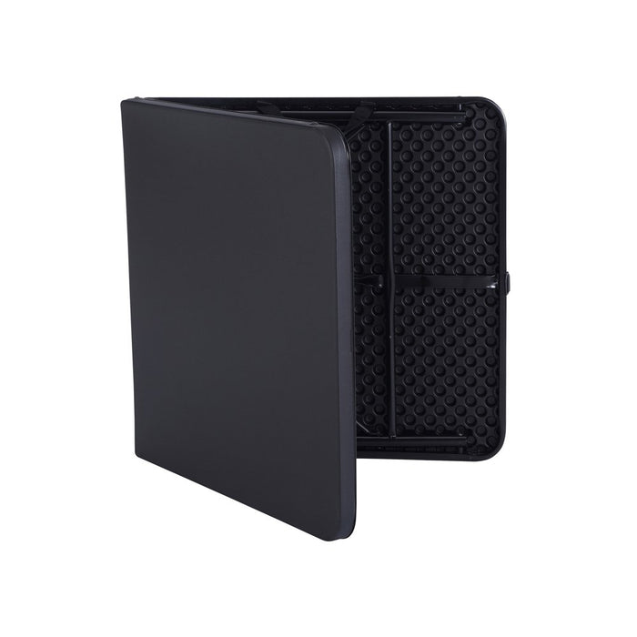 Mainstays 4' Fold-In-Half Adjustable Table, Rich Black