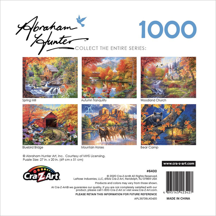 Abraham Hunter 1000 Piece Jigsaw Puzzle - Spring Mill