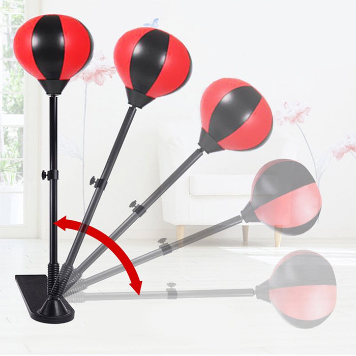 SKONYON Kids Punching Bag with Adjustable Stand and Boxing Gloves
