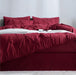 Bedsure Full Size Comforter Sets - Bedding Sets Full 7 Pieces, Bed in a Bag Burgundy Bed Sets with Comforters, Sheets, Pillowcases & Shams,Adult & Kids Bedding