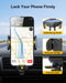 Car Vent Phone Mount, [Never Blocking Vent, Enjoy the Comfort of the A/C] Hands-Free Universal Extension Clip Air Vent Phone Holder Car Fit for All Phones Iphone Samsung More