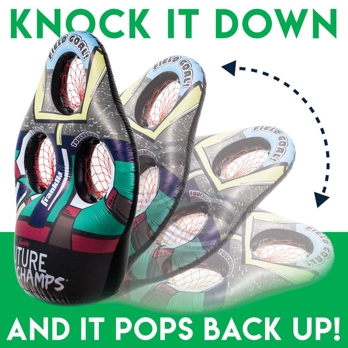 Kids Inflatable Football Target Toss Throwing Game