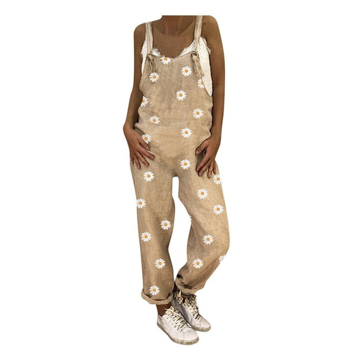 Playsuit Knot Strap Button Bodysuit Jumpsuit Dropshipping