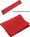 Dog Feeding Mat,Silicone Pet Food and Water Bowl Placemat,Dishwasher, High Raised Edge to Prevent Spills,Nonslip Waterproof Tray to Stop Messes on Floor (19"X12"X0.5", Red)