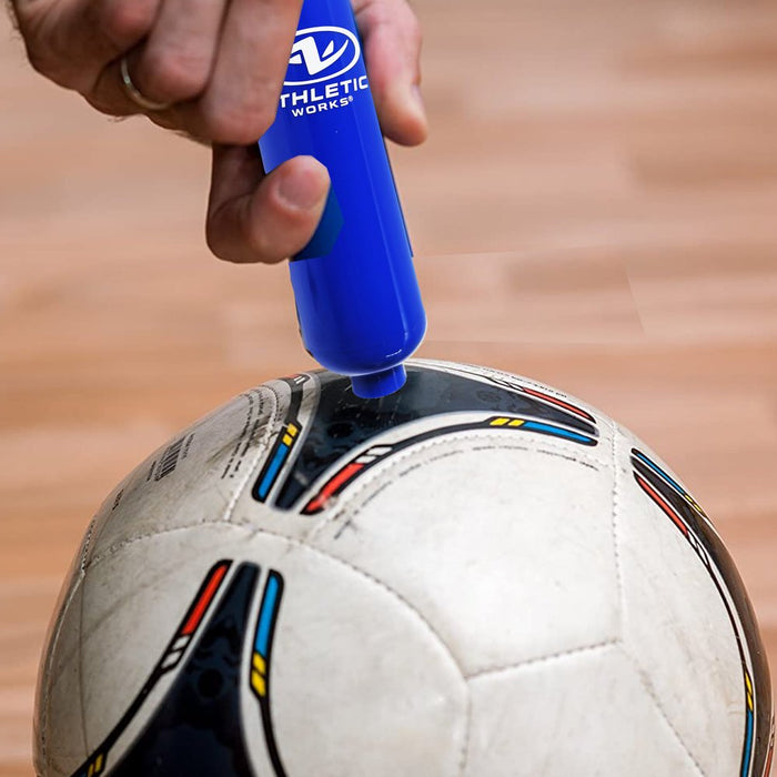 Athletic Works Manual 8" Multi Sports Ball Air Pump with Inflation Needle