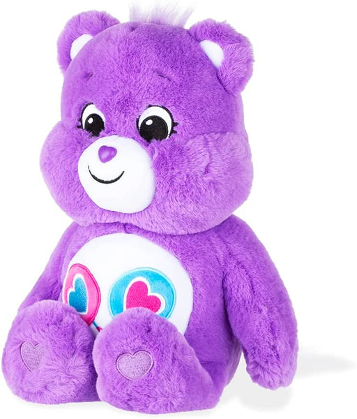 Care Bears Share Bear Stuffed Animal, 14 Inches , Purple