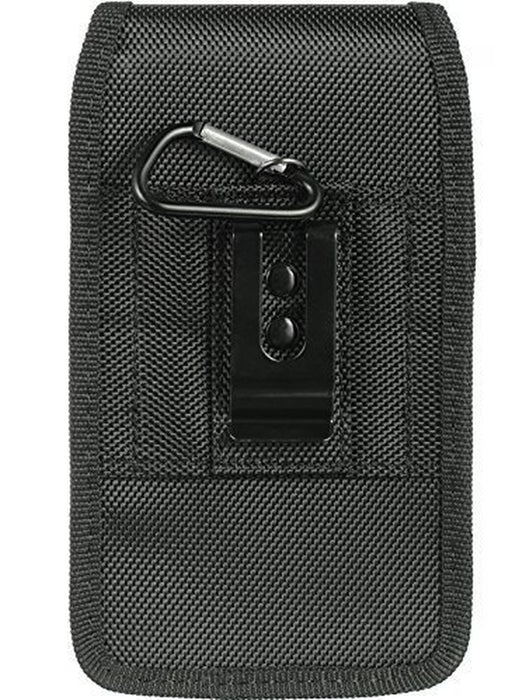 Premium Belt Clip Holster Pouch Leather Case Holder for Cell Phones[Vertical Nylon,Apple Iphone 6 6S, Iphone 7, Iphone 8]