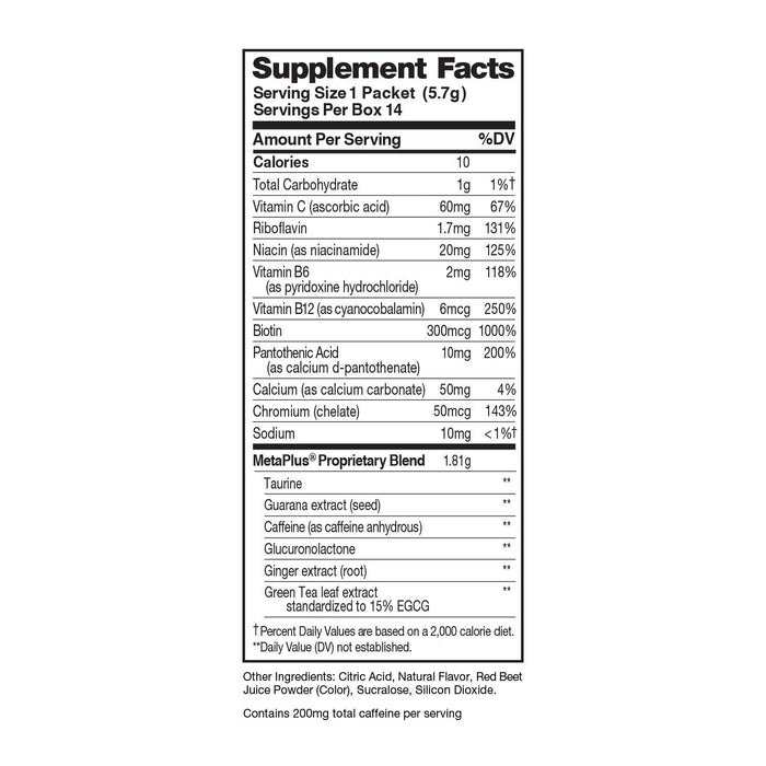 Dragonfruit Lime On-The-Go Powder Stick Packs, Zero Sugar (14 Sticks per Pack)