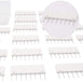 Knit Blockers & Pin Kit,Knit Blocking Combs – Set of 25 Combs for Blocking Knitting, Crochet, Lace or Needlework Projects – Extra 100 T-Pins – for Use with Blocking Mats for Knitting Mat…