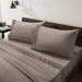 Bedsure Full Size Sheet Sets - Soft 1800 Sheets for Full Size Bed, 4 Pieces Hotel Luxury Brown Sheets Full, Easy Care Polyester Microfiber Cooling Bed Sheet Set