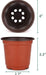 120 Packs 4 Inches Plastic Plant Nursery Pots with 15 Pcs Plant Labels, Seed Starting Pot Flower Plant Container for Succulents, Seedlings, Cuttings, Transplanting