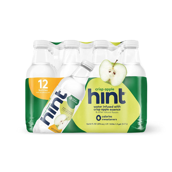 Hint Water Best Sellers Pack (Pack of 12), 16 Ounce Bottles, 3 Bottles Each Of: Watermelon, Blackberry, Cherry, and Pineapple, Zero Calories, Zero Sugar and Zero Sweeteners