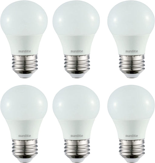 41564-SU LED A15 Refrigerator Light Bulb, 5.5 Watts (40W Equivalent), 450 Lumens, Medium Base (E26), Dimmable, Frosted Finish, UL Listed, Energy Star, 27K - Warm White, 6 Pack