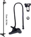 Plastic Flexible Long Arms Gooseneck Clip Clamp Stand Universal Cell Phone Holder - Black