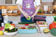 Bento Lunch Box Leak-Proof Eco-Friendly Bento Box Food Storage Containers with Sauce Jar and Stainless Spoon&Fork for Adults Women Men Kids