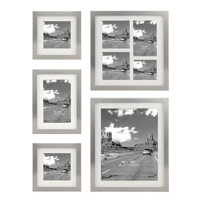 Better Homes & Gardens 5 Piece Metal Gallery Wall Picture Frames